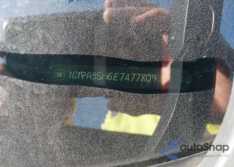 2014 Chevrolet Cruze Ls Auto z USA, uszkodzony, nr VIN 1G1PA5SH6E7477809